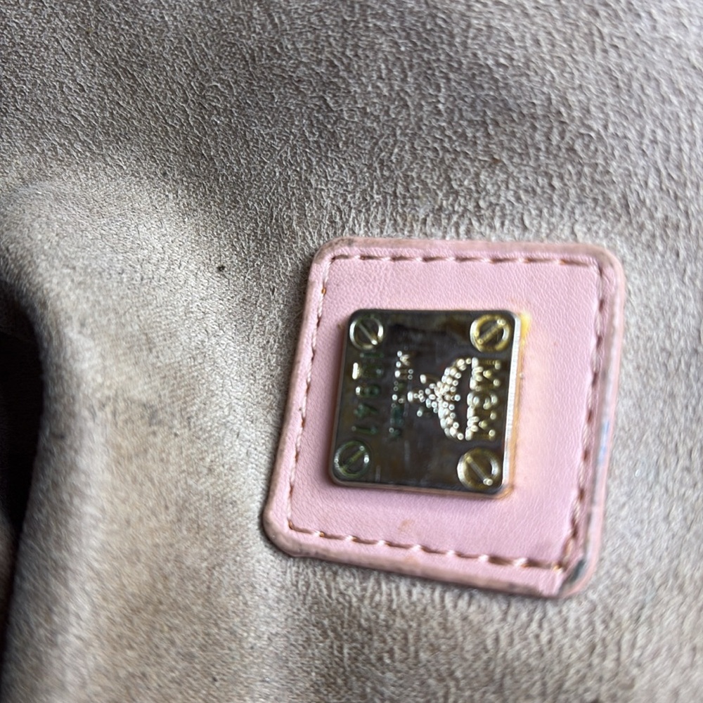 MCM Pink Visetos Monogram Tote Bag - Picture 3 of 7